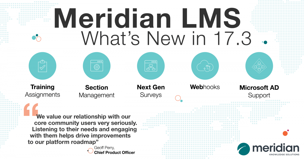 Meridian LMS 17.3 Release